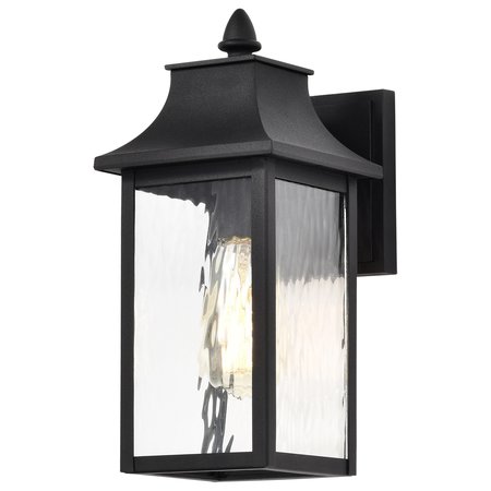 NUVO Austen Outdoor Small Wall Lantern 1 Light Matte Black Finish 60/5997